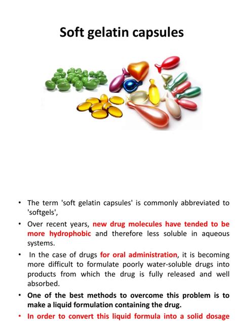 soft gelatin capsules pdf